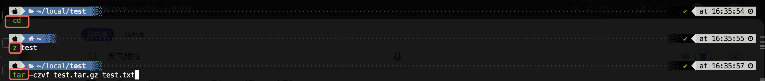 zsh-syntax-highlighting 效果